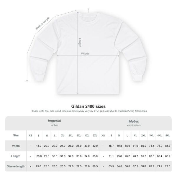 Inspirational Long Sleeve Tee - Perfect for Daily Motivation, Gifts for Friends, Self-Care Days, New Beginnings, Comfortable Casual Wear - Image 3