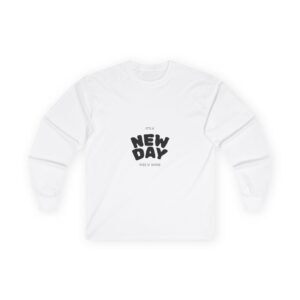 Inspirational Long Sleeve Tee - Perfect for Daily Motivation, Gifts for Friends, Self-Care Days, New Beginnings, Comfortable Casual Wear