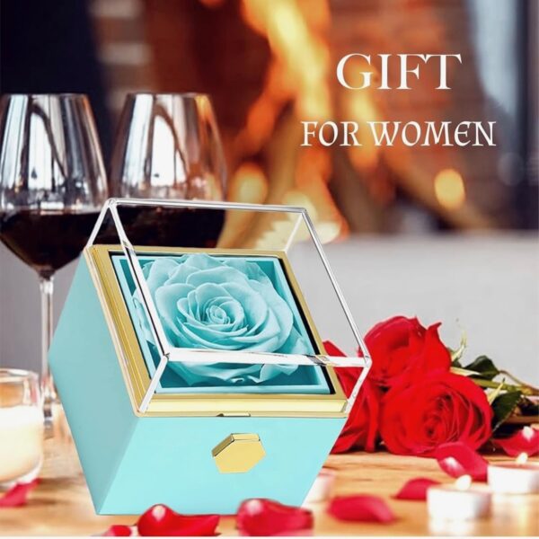Forever Flower Rose & Diamond Necklace – Healing Gift for Mom, Wife, Girlfriend - Image 4