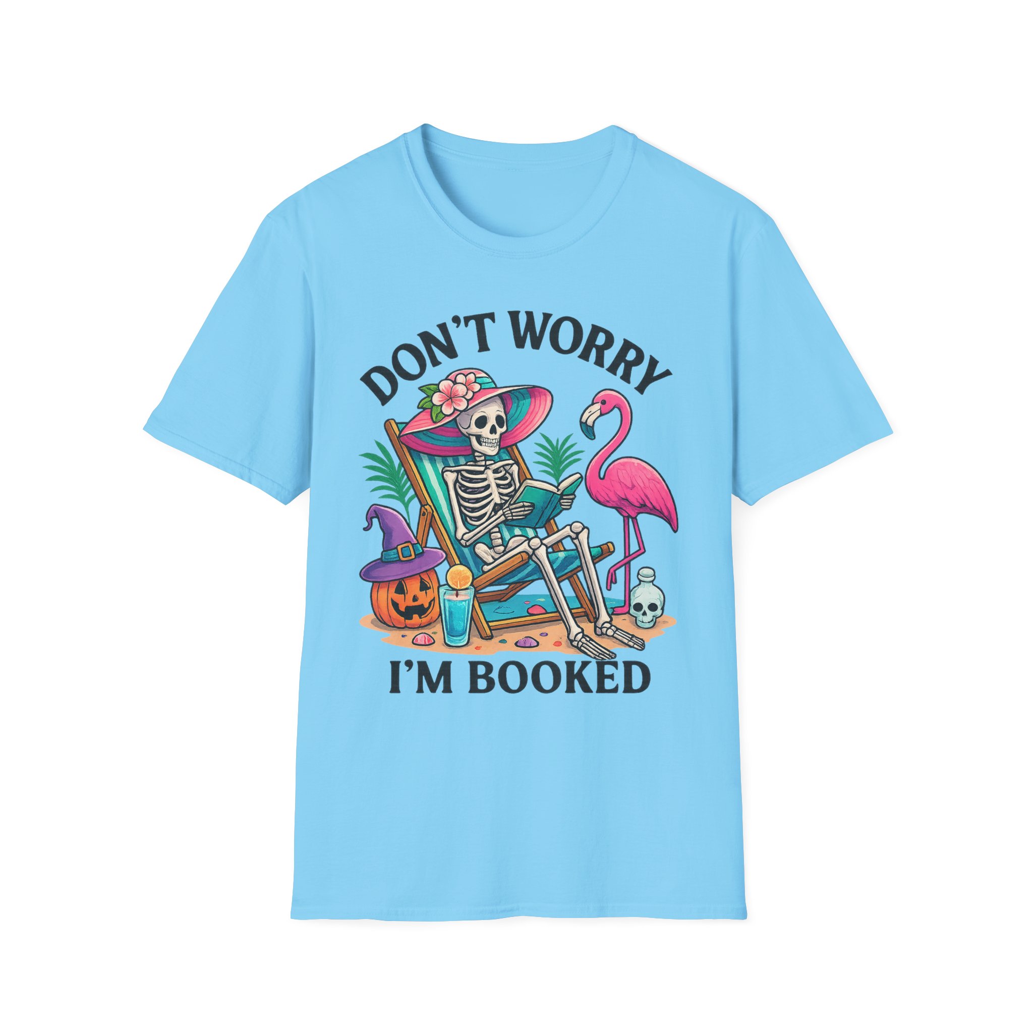 “Don’t Worry, I’m Booked” Unisex T-Shirt - Image 4