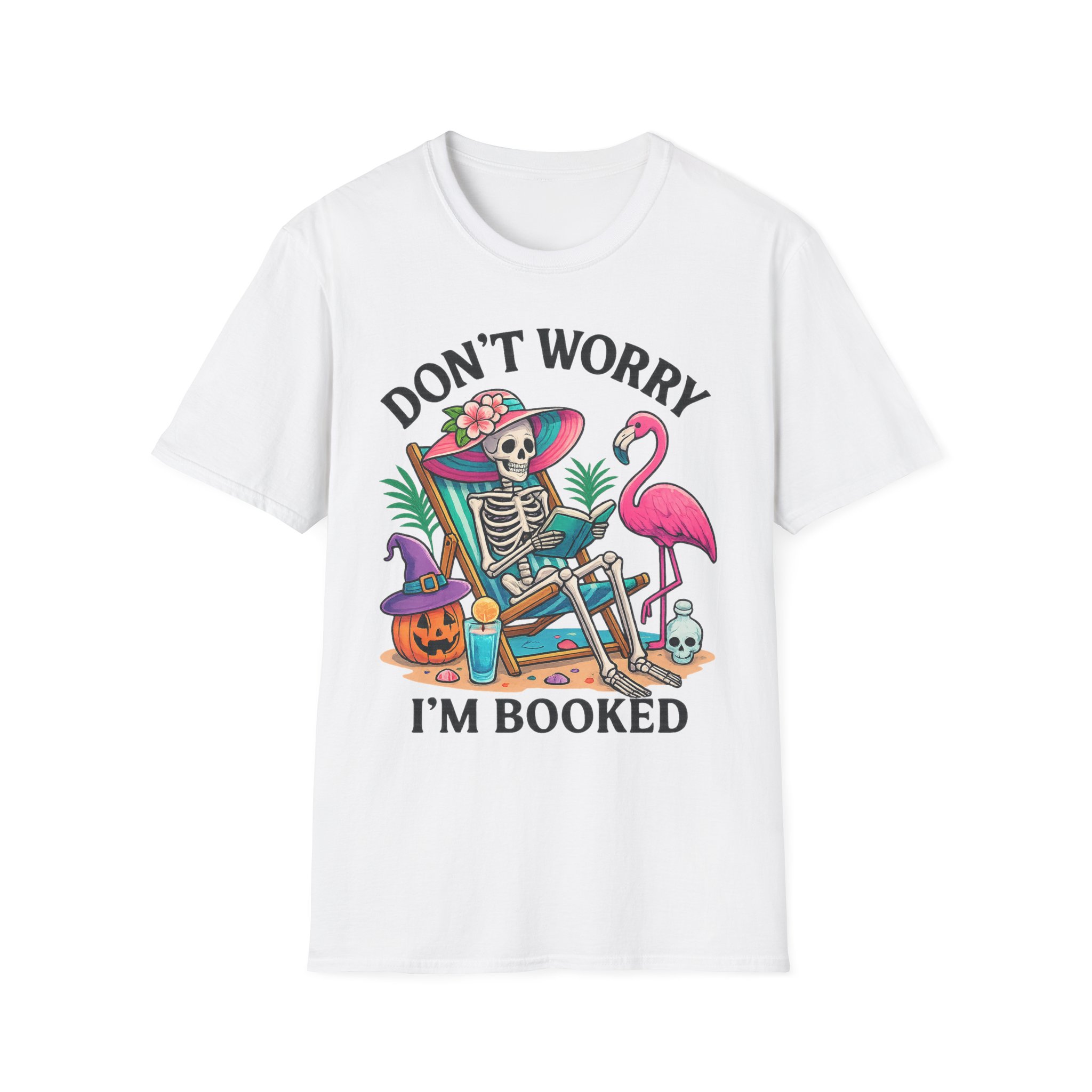 “Don’t Worry, I’m Booked” Unisex T-Shirt - Image 2