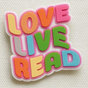 “Book Lover Rubber Pin Collection” – Cute Literary Pins for Readers, Bookworms & Cozy Gifts