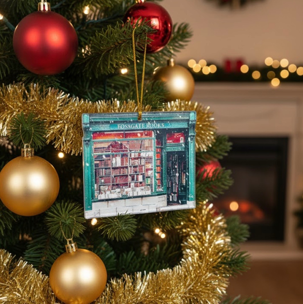 Book Lovers Christmas Ornament: Acrylic Book-Themed Keepsake - Image 5