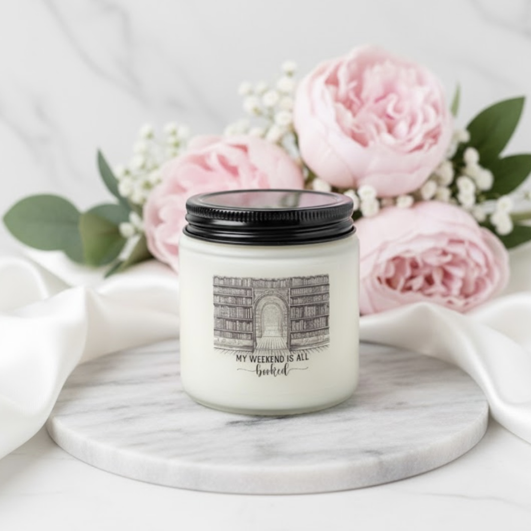 3.5oz Christmas Book Lover Candle Classic Scent for Cozy Readers & Holiday Bookworms - Image 4