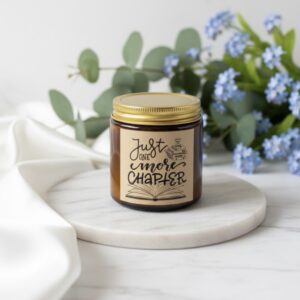 3.5oz Book Scented Soy Candle For the Hearts That Feel at Home in Stories