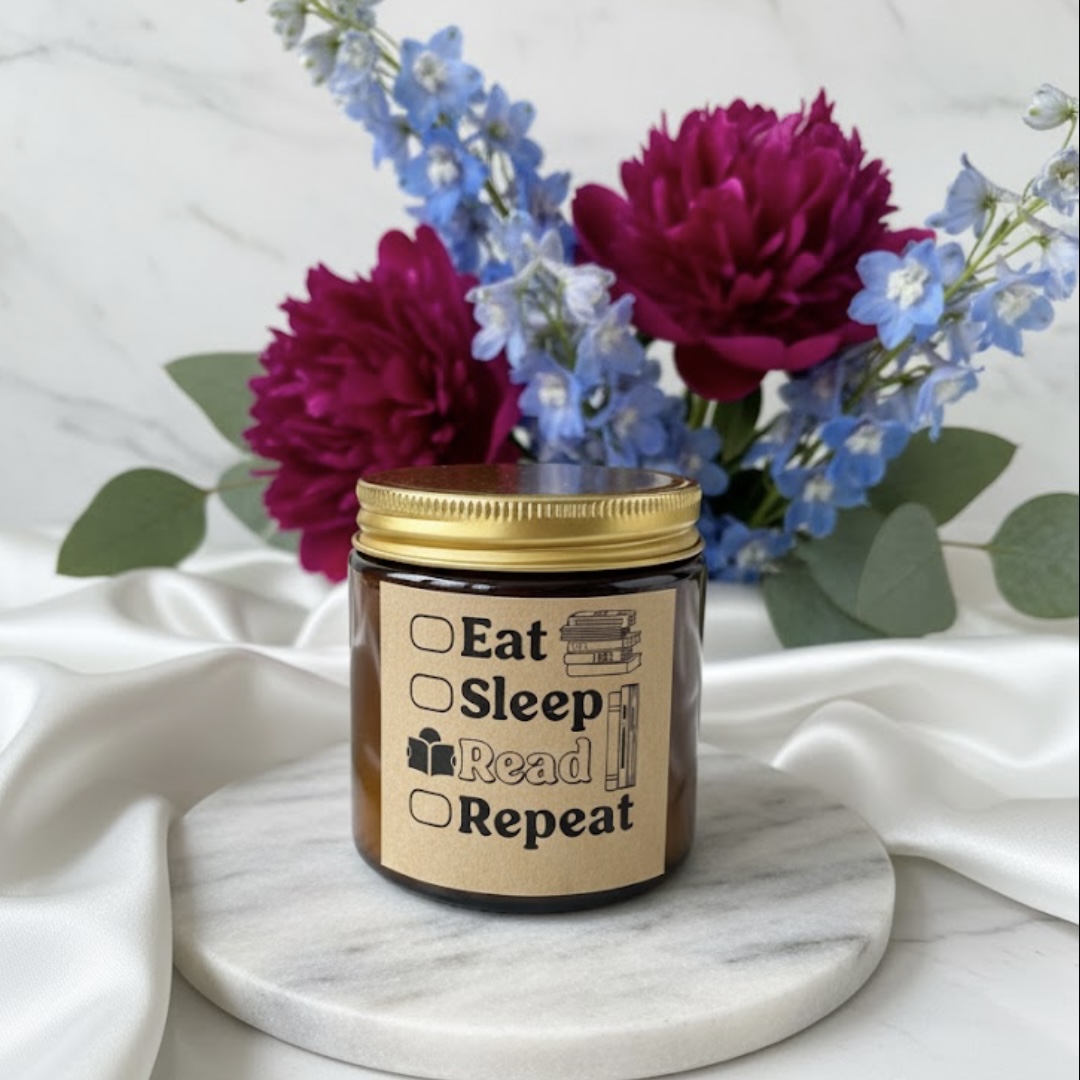 3.5oz Book Scented Soy Candle For the Hearts That Feel at Home in Stories - Image 2