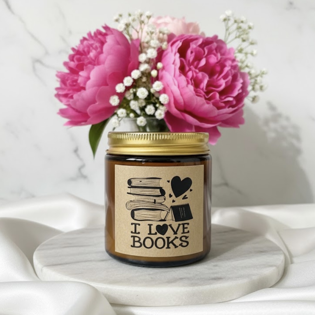3.5oz Book Scented Soy Candle For the Hearts That Feel at Home in Stories - Image 4