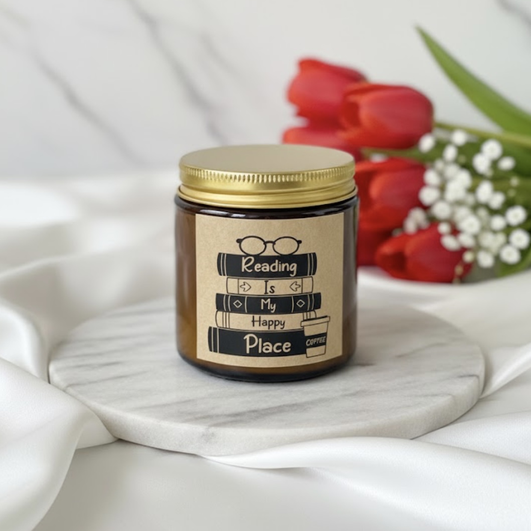3.5oz Book Scented Soy Candle For the Hearts That Feel at Home in Stories - Image 5