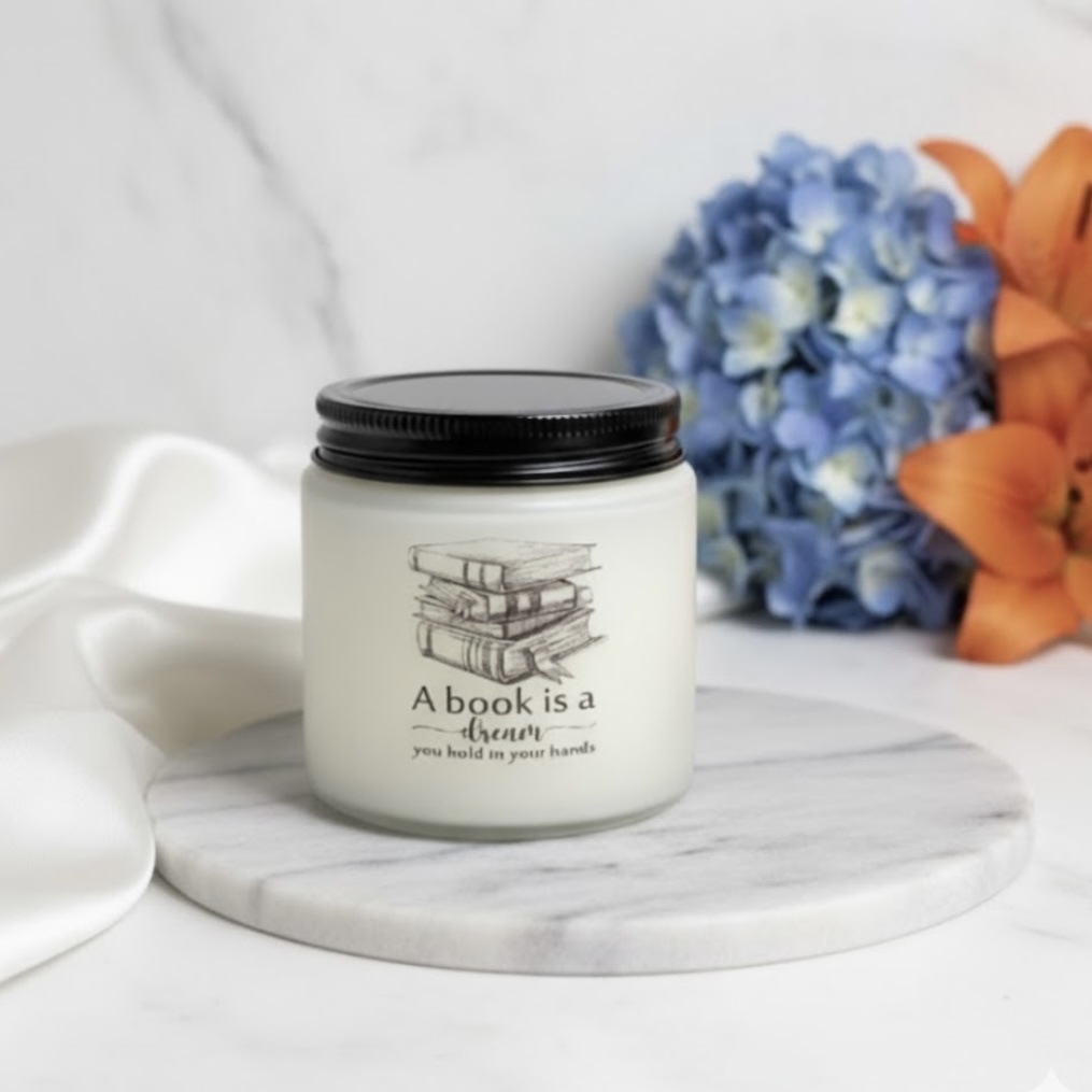 3.5oz Christmas Book Lover Candle Classic Scent for Cozy Readers & Holiday Bookworms - Image 5