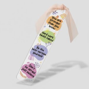 Acrylic Inspirational Bookmark