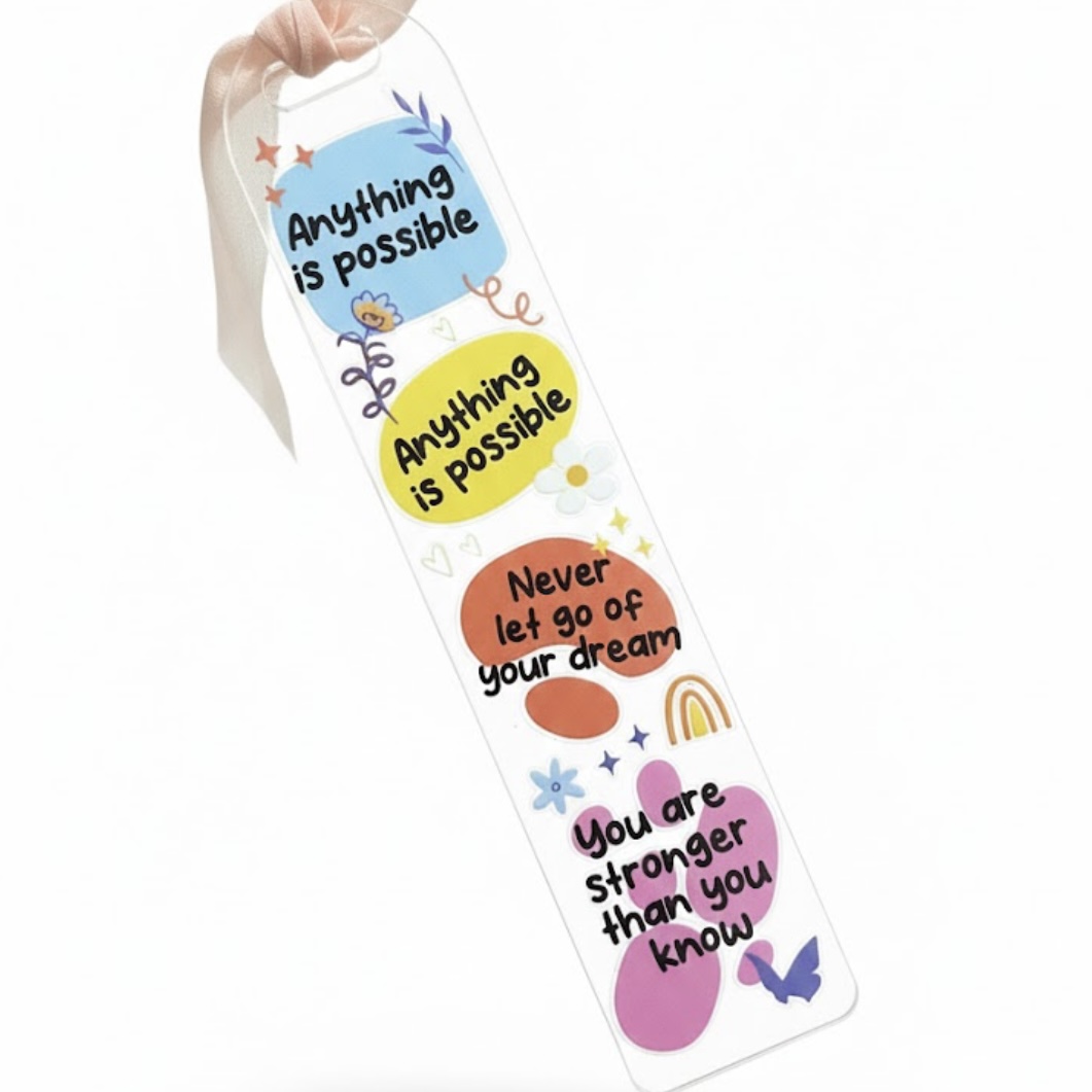 Acrylic Inspirational Bookmark - Image 4