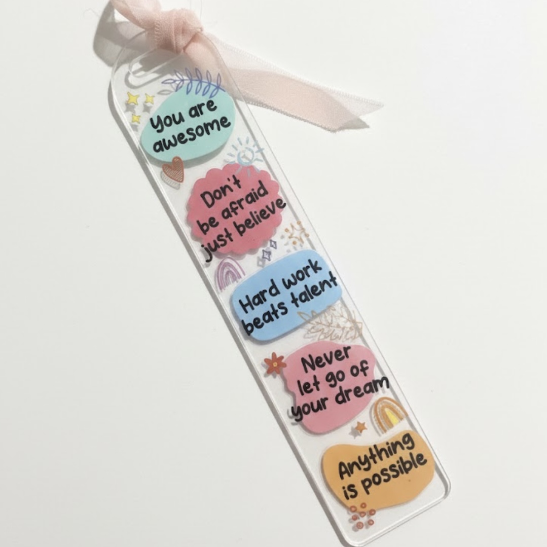 Acrylic Inspirational Bookmark - Image 3