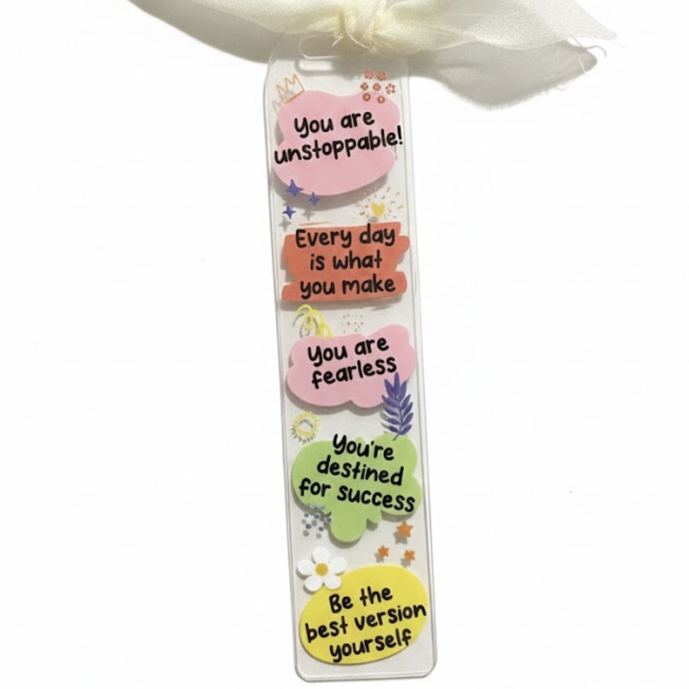 Acrylic Inspirational Bookmark - Image 7