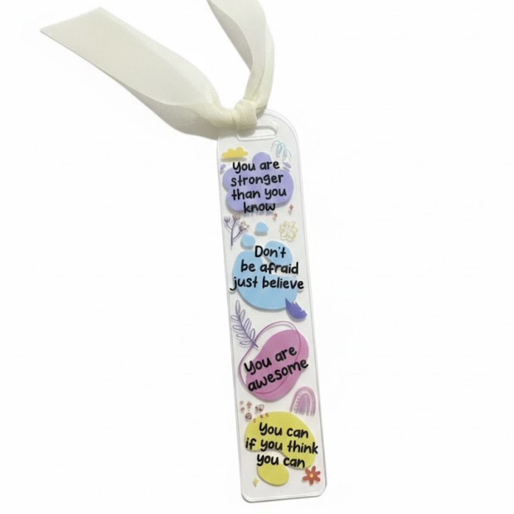 Acrylic Inspirational Bookmark - Image 5