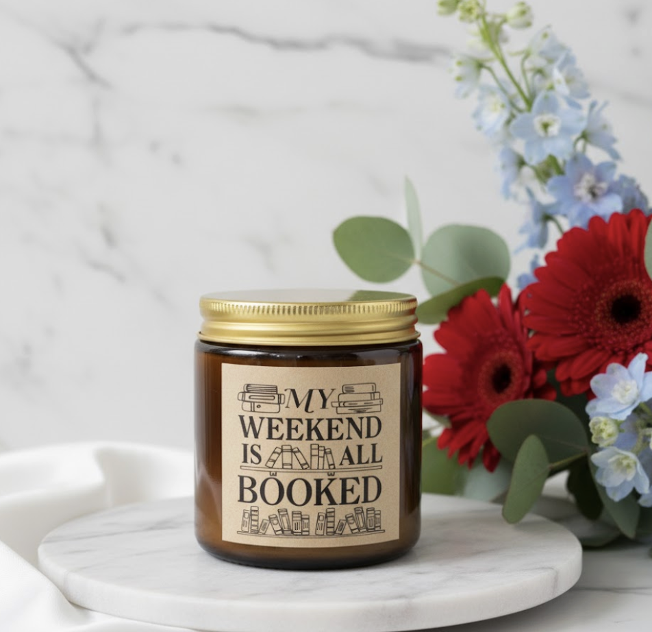 3.5oz Book Scented Soy Candle For the Hearts That Feel at Home in Stories - Image 6