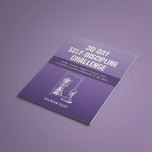 30-Day Self-Discipline Challenge: Daily Guided Journal for Focus, Consistency & Motivation