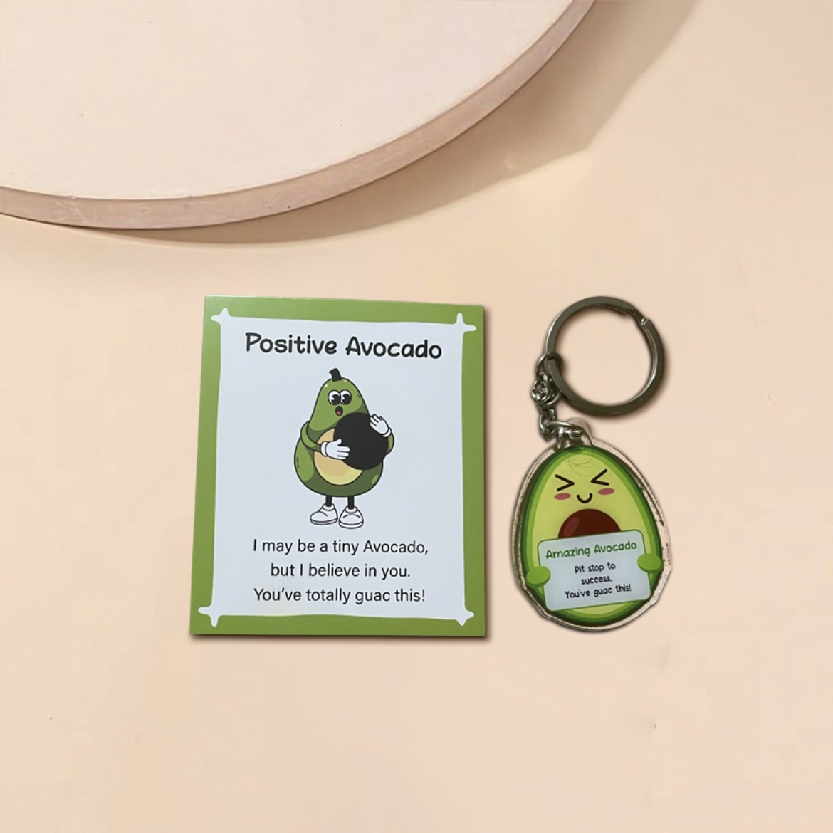 Emotional Support Keychain Gift Set Cute Positive Affirmation Charms with Matching Cards for Students, Coworkers, Teachers & Friends - Image 6