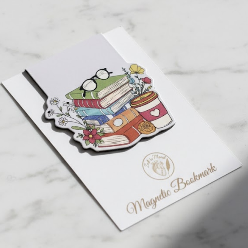 Magnetic Bookmark Aesthetic Book Lover Page Marker in Multiple Designs & Colors - Image 2