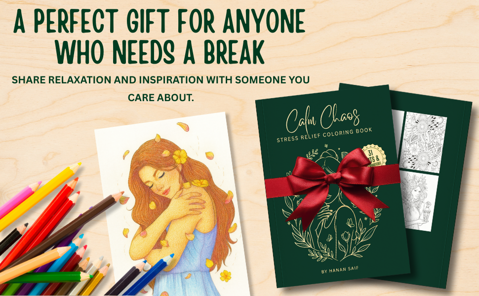 Calm Chaos: Stress Relief, Anxiety, Self-Care & Mindfulness Coloring for Adults Relaxation | A Calming Experience for Women Seeking Inner Peace - Image 5