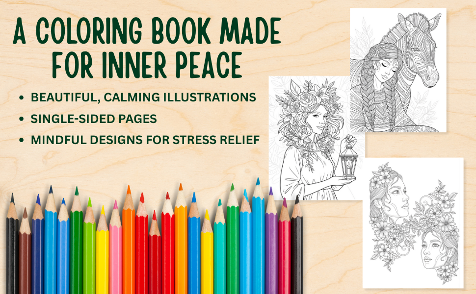 Calm Chaos: Stress Relief, Anxiety, Self-Care & Mindfulness Coloring for Adults Relaxation | A Calming Experience for Women Seeking Inner Peace - Image 4