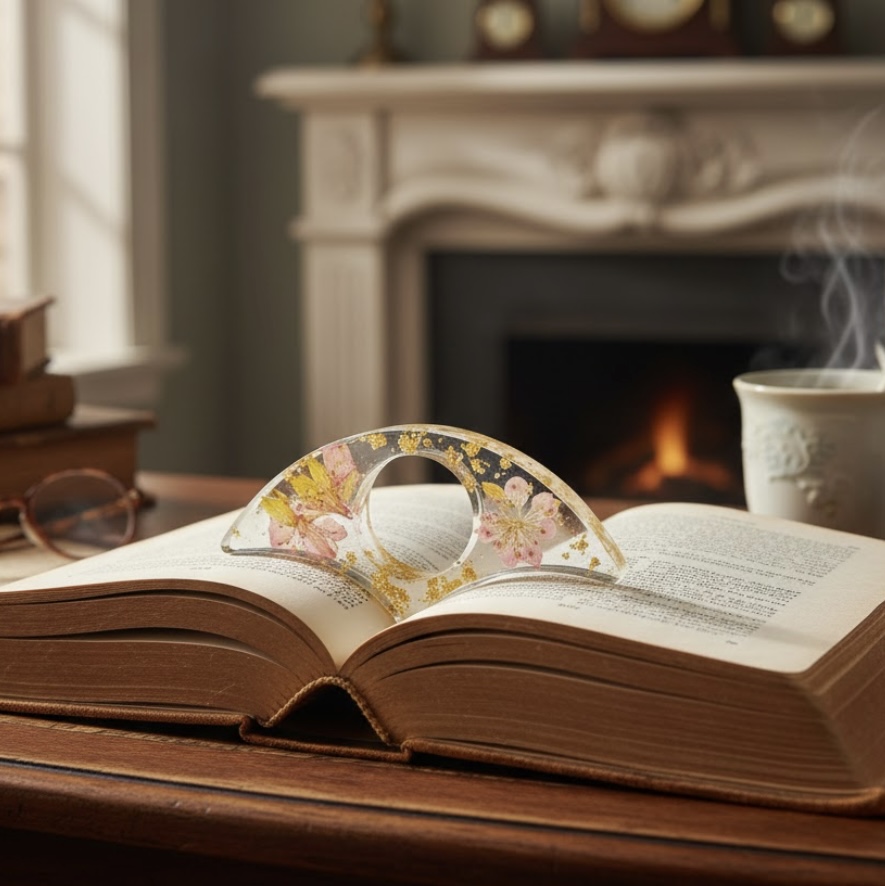 Peach Book Lover Gift Box Cozy Reading Essentials Set for Women, Readers & Bookworms - Image 11