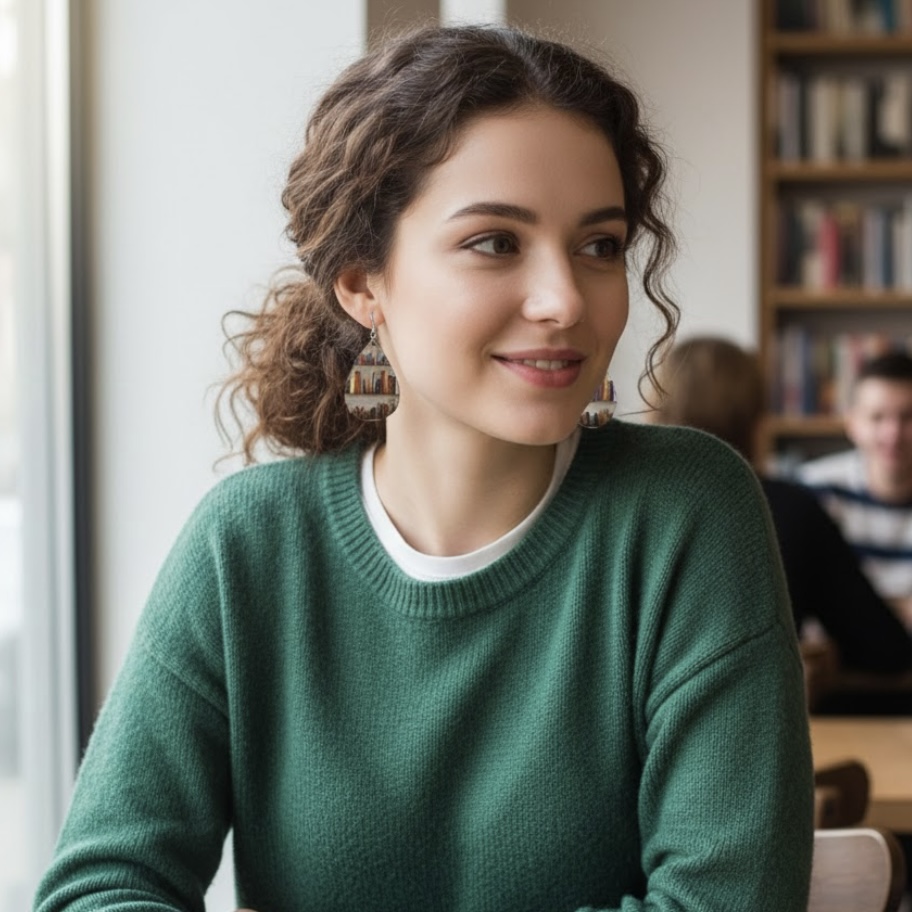 Peach Book Lover Gift Box Cozy Reading Essentials Set for Women, Readers & Bookworms - Image 12