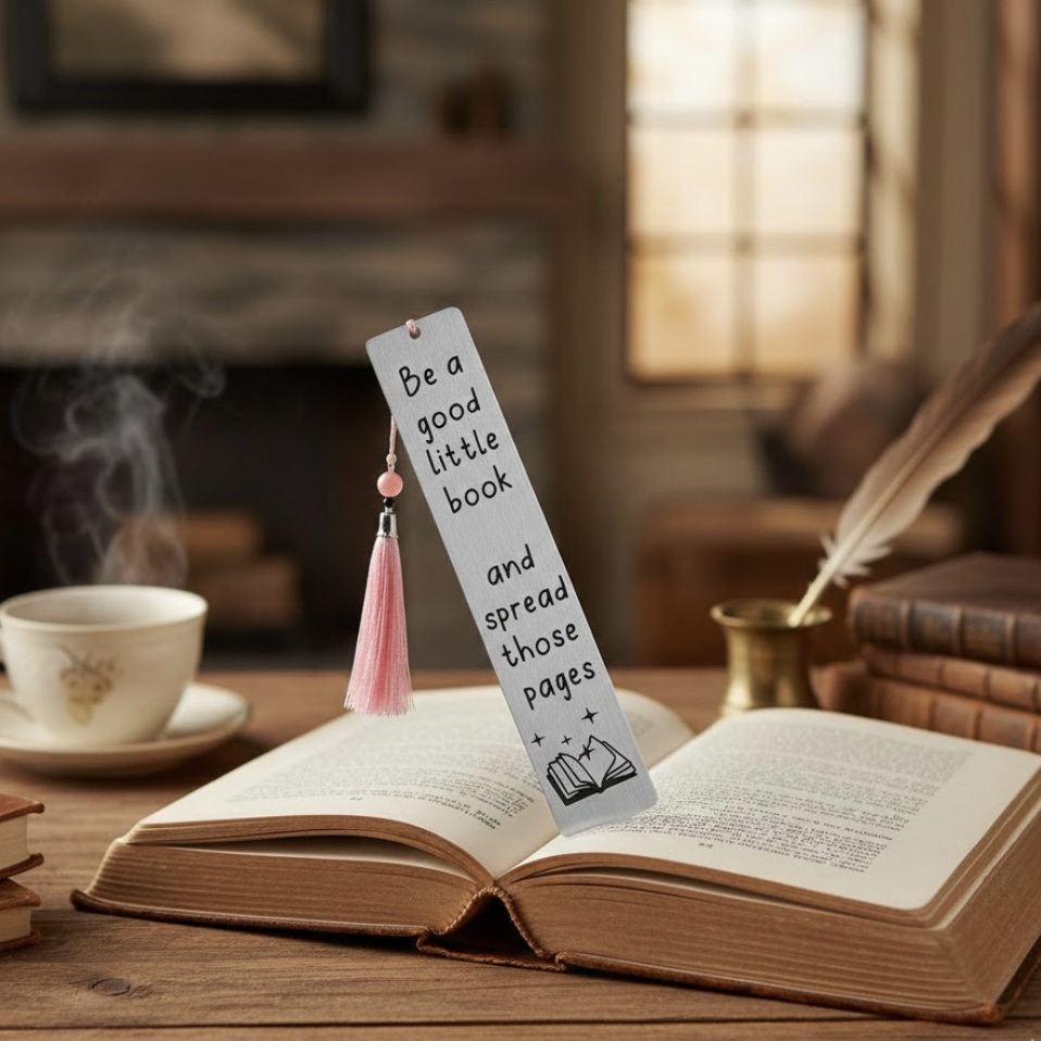 Peach Book Lover Gift Box Cozy Reading Essentials Set for Women, Readers & Bookworms - Image 13