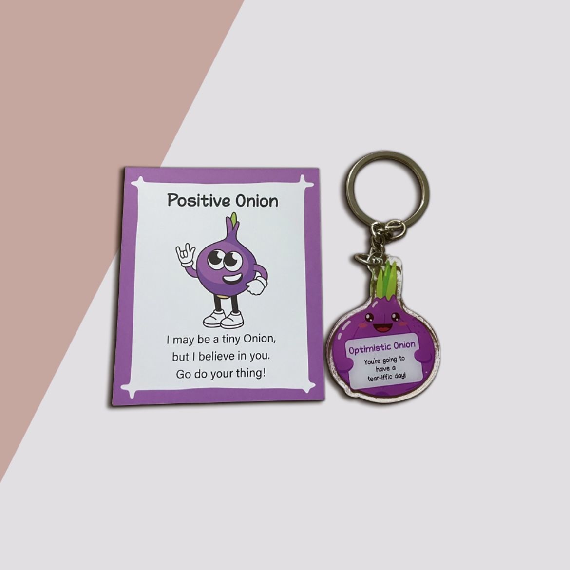 Emotional Support Keychain Gift Set Cute Positive Affirmation Charms with Matching Cards for Students, Coworkers, Teachers & Friends - Image 4