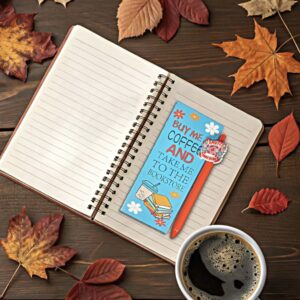 Bookmark & Pen Gift Set: “Buy Me A Coffee and Take me to the Bookstore”