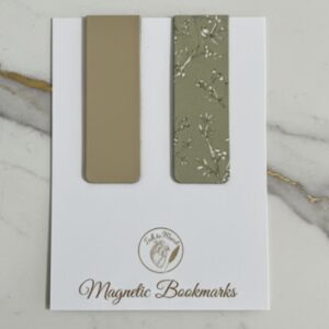 Magnetic Aesthetic Bookmark Set: Desert Sand
