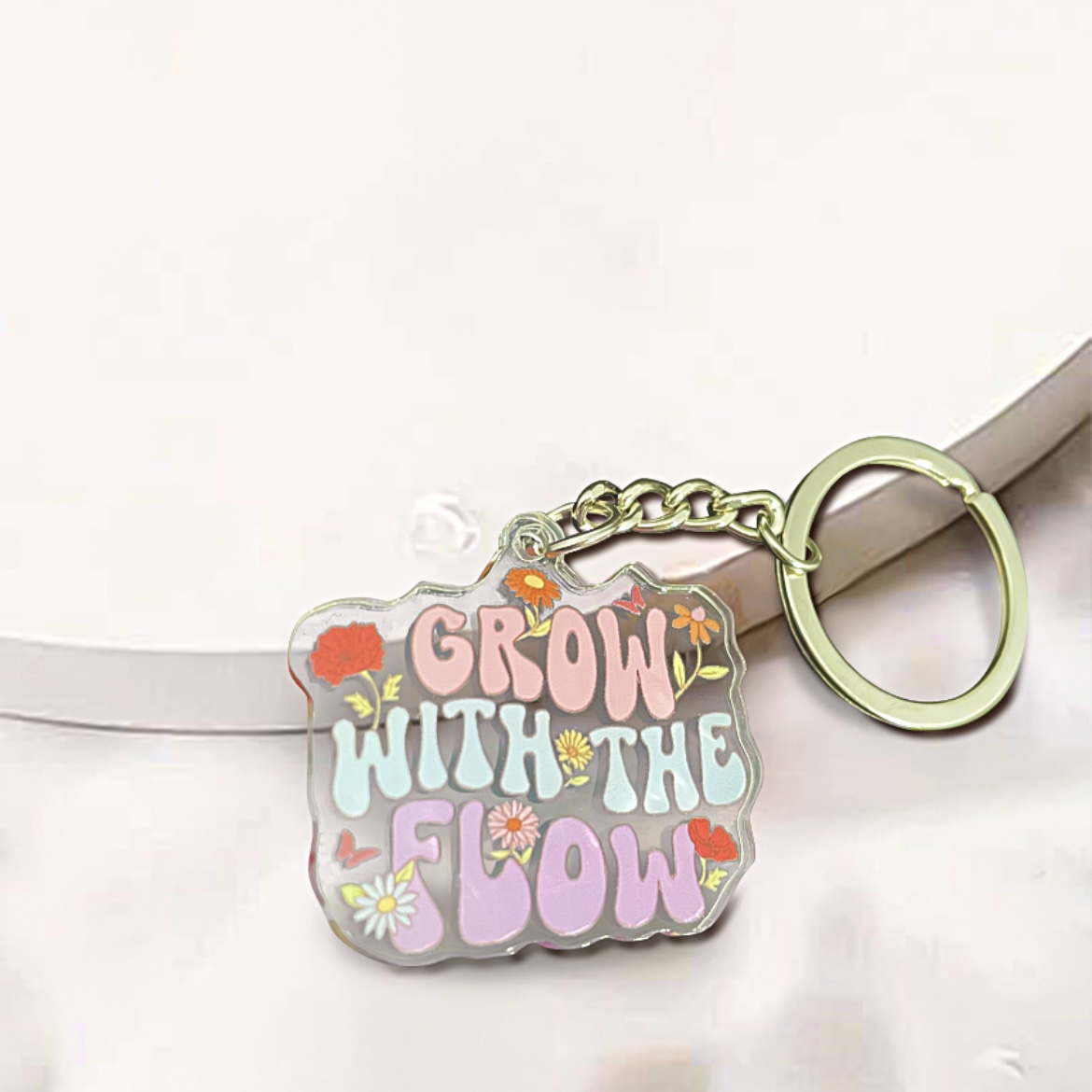 Boho Motivational Acrylic Keychains - Image 10