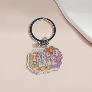 Boho Motivational Acrylic Keychains