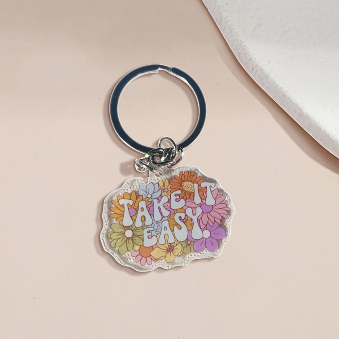 Boho Motivational Acrylic Keychains