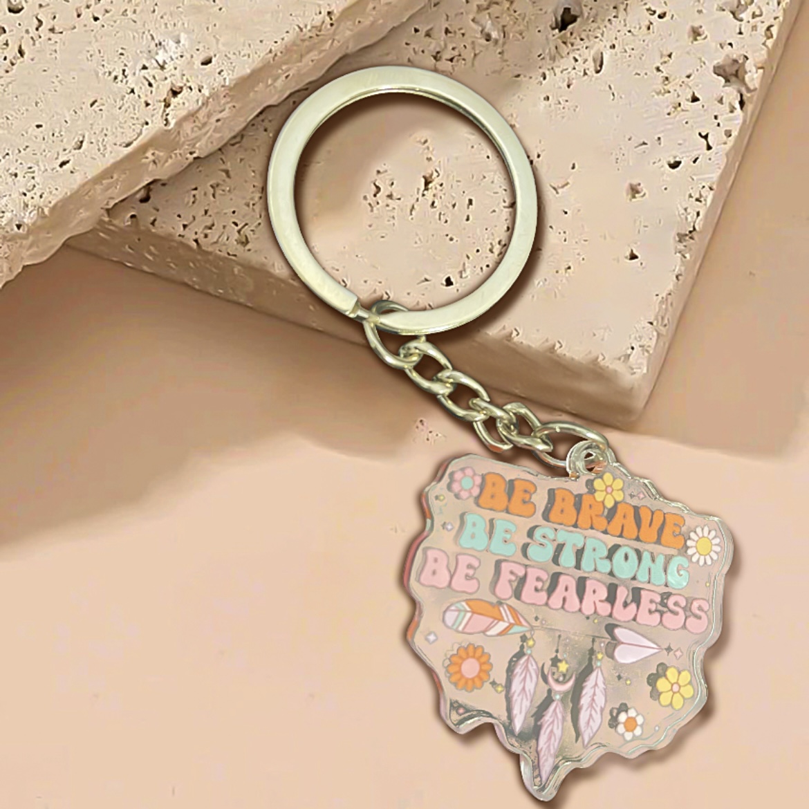 Boho Motivational Acrylic Keychains - Image 7