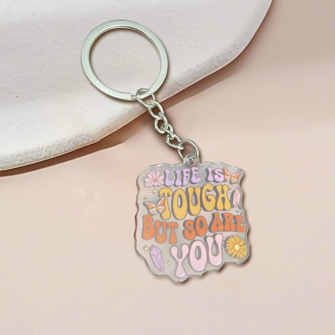 Boho Motivational Acrylic Keychains - Image 5