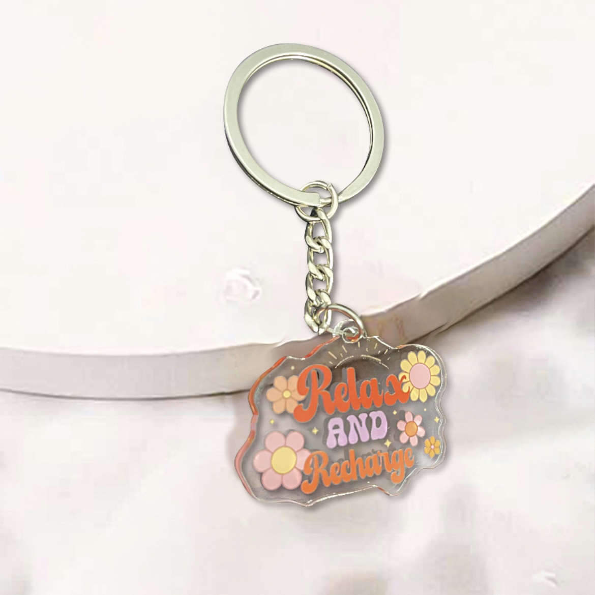 Boho Motivational Acrylic Keychains - Image 3