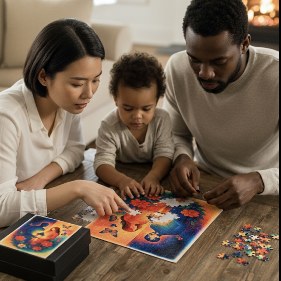 Bloom Within Art Puzzle: A Meditation on Inner Growth - Image 2