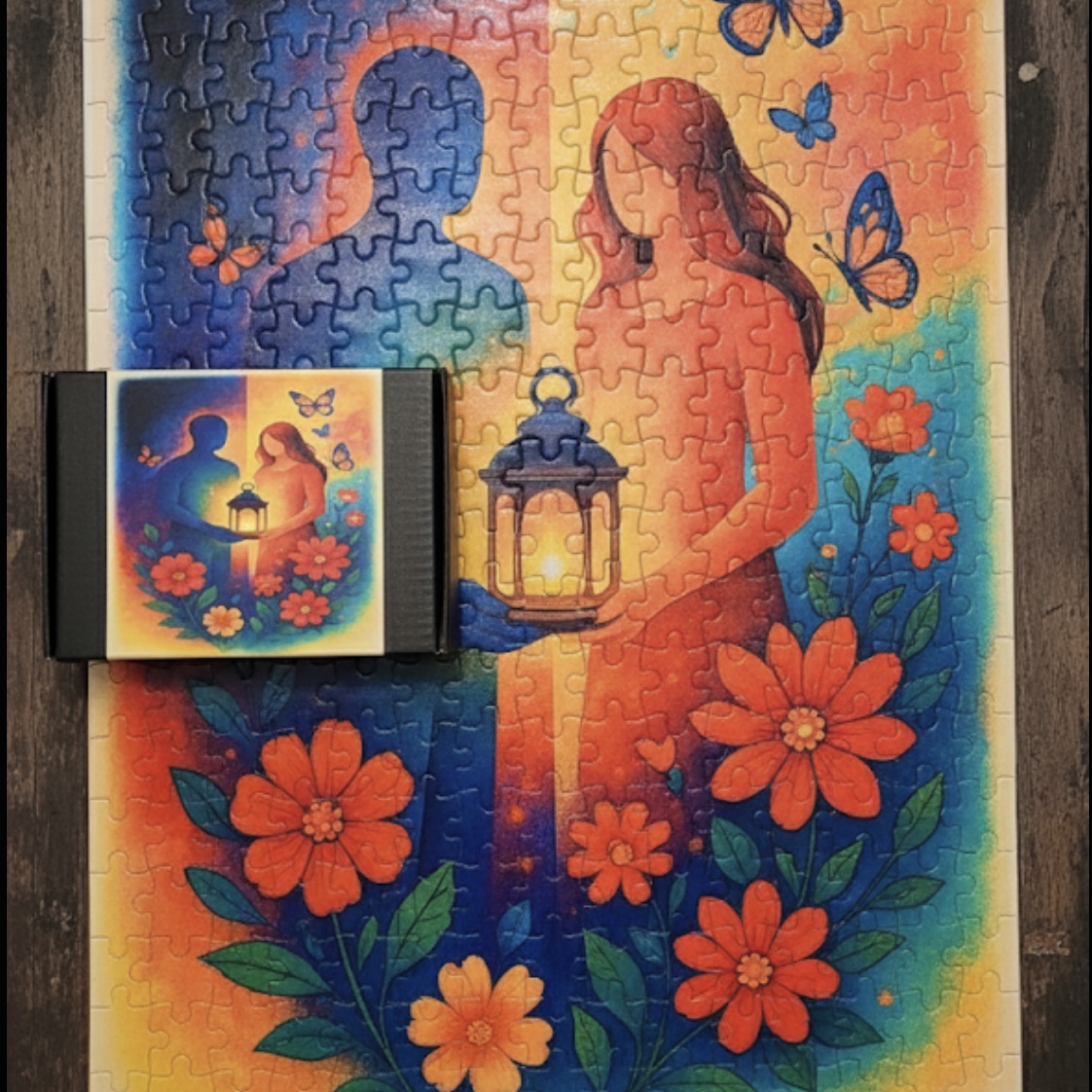 Bloom Within Art Puzzle: A Meditation on Inner Growth - Image 3