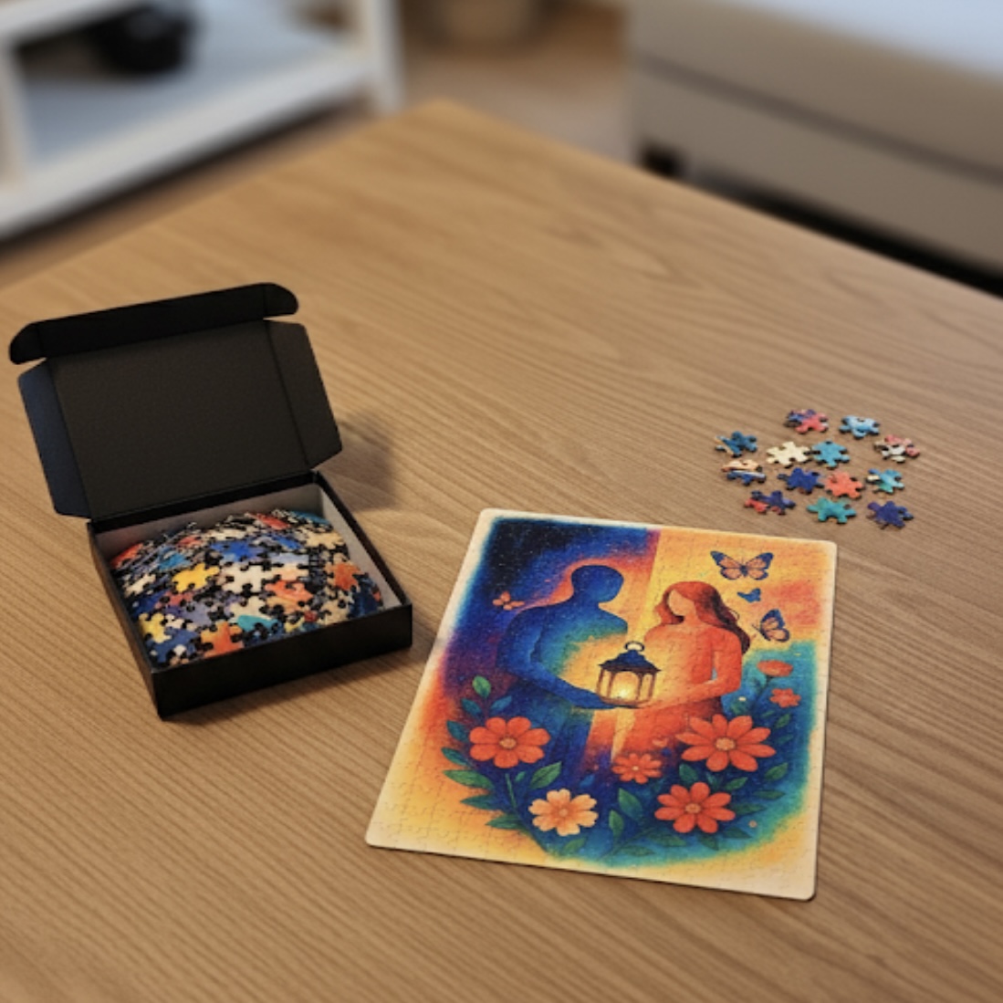 Bloom Within Art Puzzle: A Meditation on Inner Growth