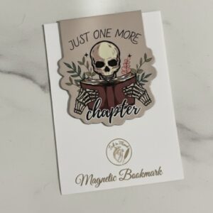 Magnetic Aesthetic Page Marker: Spooky Skeleton Design