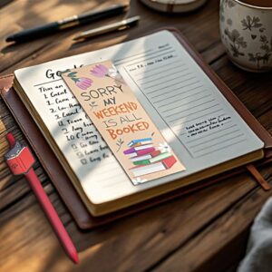 Bookmark & Pen Gift Set: “Sorry My Weekend is all Booked”