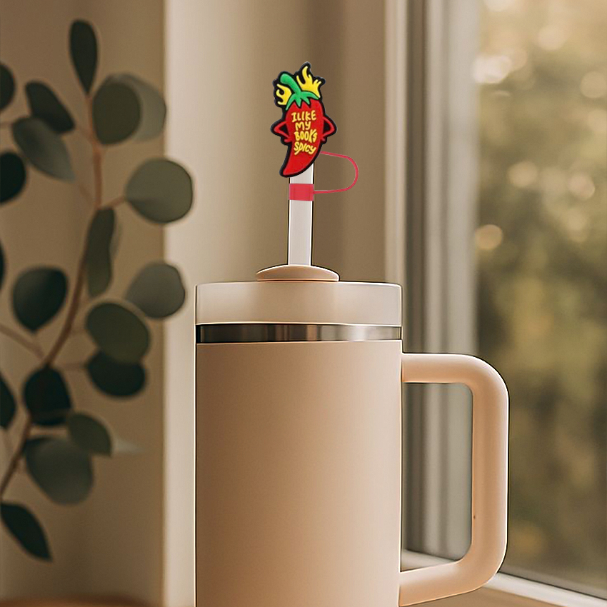 Spicy & Sassy Bookish Straw Cover Caps - Image 4