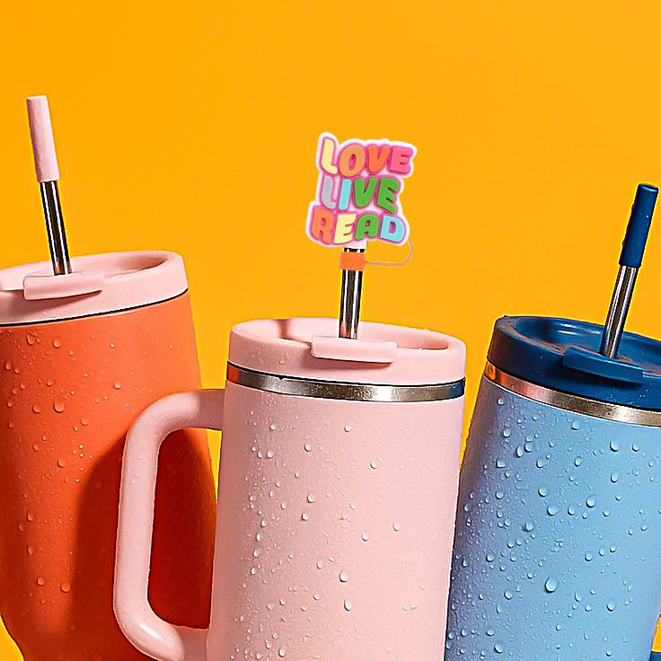 Spicy & Sassy Bookish Straw Cover Caps