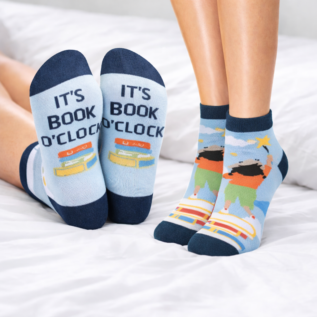 Book Lover Novelty Socks Funny Reading Quotes - Image 9