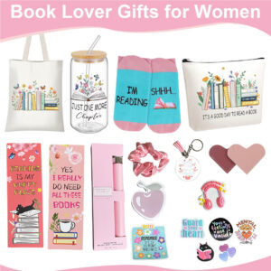 Bookish Self-Care Gift Box: Pink Butterfly Book Lover Essentials