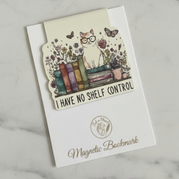 Magnetic Aesthetic Page Marker: "I Have No Shelf Control" - Image 2