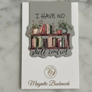 Magnetic Aesthetic Page Marker: “I Have No Shelf Control”