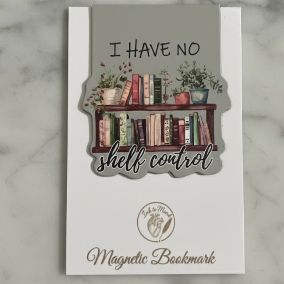 Magnetic Aesthetic Page Marker: "I Have No Shelf Control"