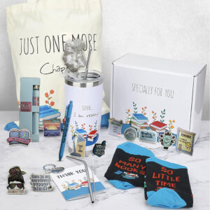 The Blue Bookmark Collection – Deluxe Book Lover Gift Box